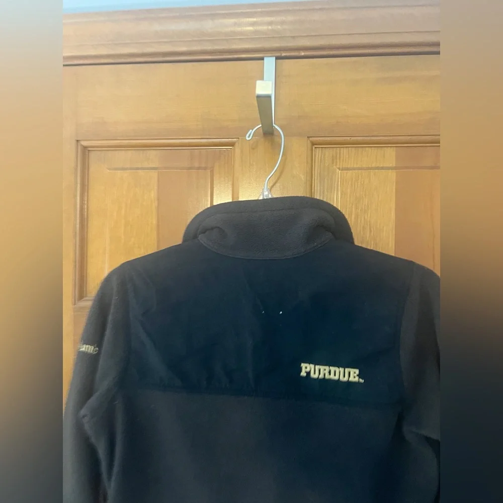 Columbia Purdue University Fleece‎ Full Zip Jacket Youth 10/12 Black and Gold